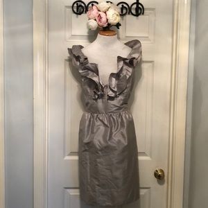 Lynn Lugo Silver Bridesmaid Dress